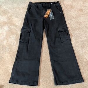 Risen Black Cargo Pants